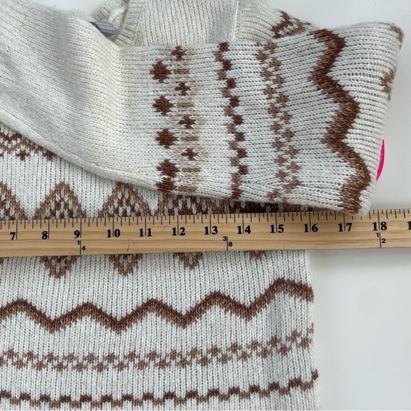 Children's Place Girls Mommy & Me Fairisle Sweater Dress Bunnys Tail Size 14 XL - Picture 9 of 10